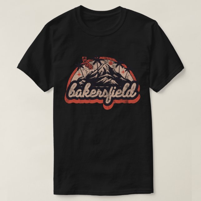 Camiseta Bakersfield, Califórnia (Frente do Design)