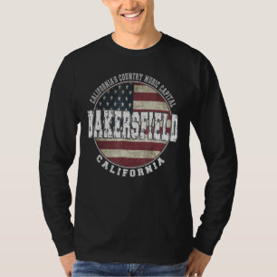 Camiseta Bakersfield California Vintage - Bandeira american