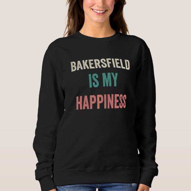 Camiseta Bakersfield É Minha Felicidade   (Frente)