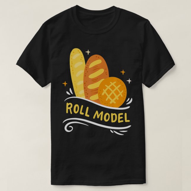 Camiseta Baking Baker Bread Roll  (Frente do Design)