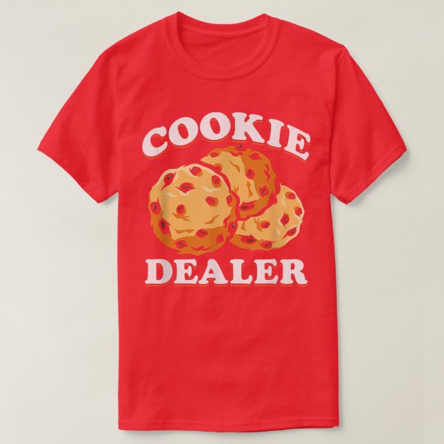 Camiseta Baking Cookie Dealer Baker Setor Chef Dessert Lov (Frente do Design)