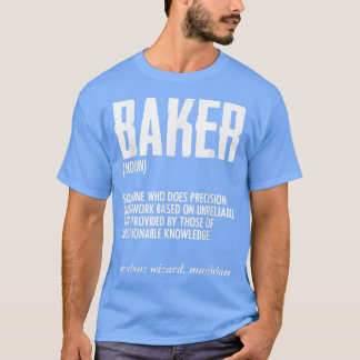 Camiseta Baking de definição de padeiro engraçado para past