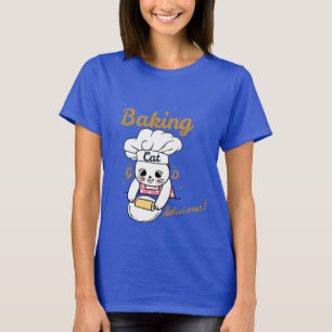 Camiseta Baking de Design-DELICIOSO - Banho-Gato-Gato
