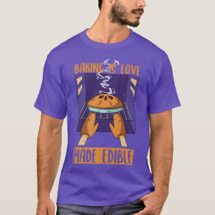 Camiseta Baking é amor feito pastelaria pastelaria