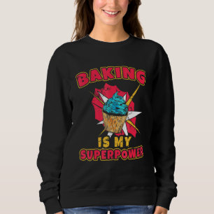 Camiseta Baking é minha super potência Chef Glacé panificaç