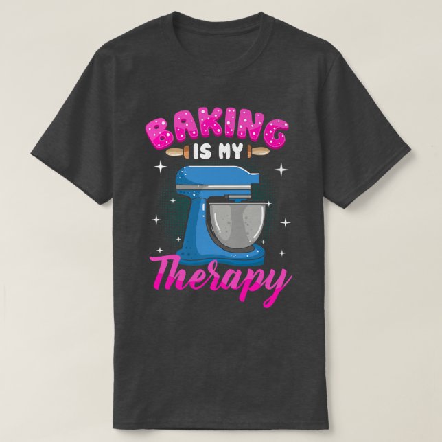 Camiseta Baking é minha superpotência 447 (Frente do Design)