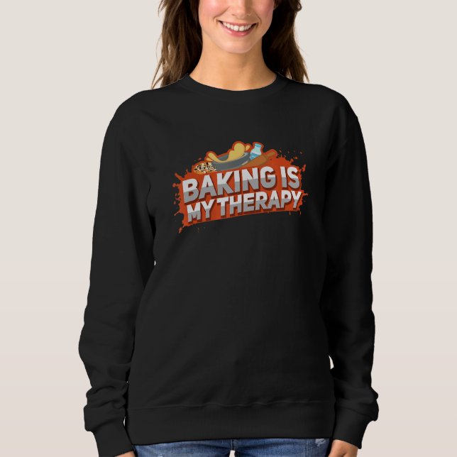 Camiseta Baking É Minha Terapia T - I Baking (Frente)