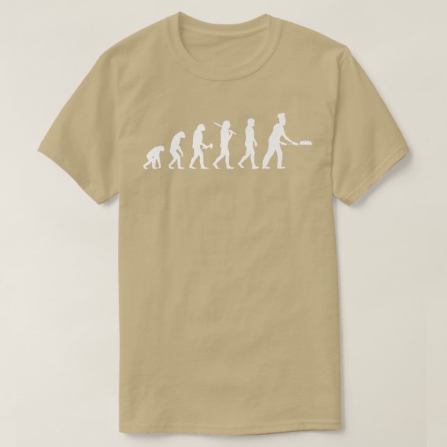 Camiseta Baking Evolution Bakery Baker (Frente do Design)