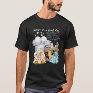 Camiseta Baking Gnomo Amante Chef Gnomos Cute Engraçado Co
