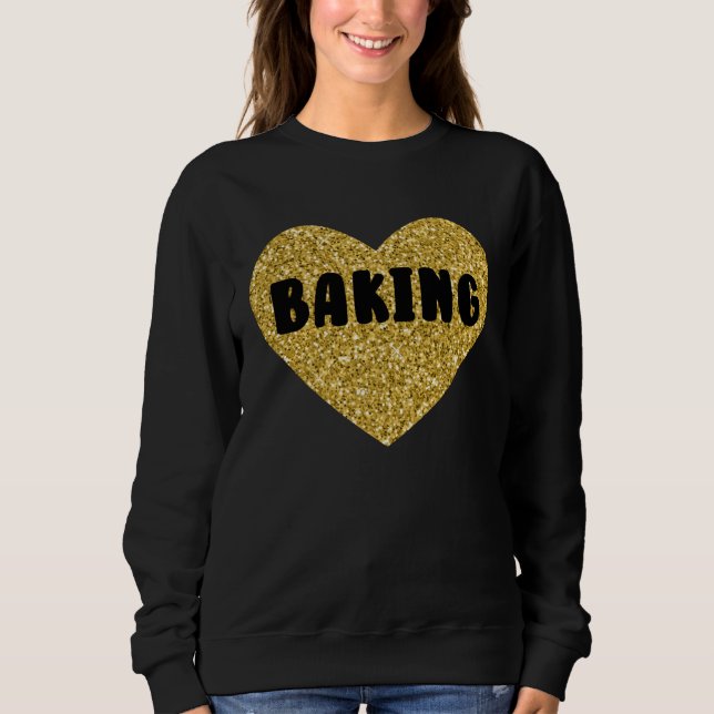 Camiseta Baking I Love Baked Goods  Cake Pie Dessert (Frente)