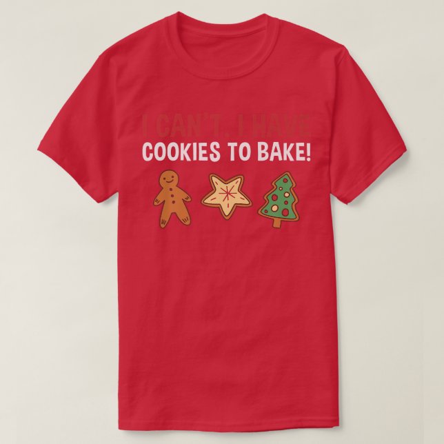 Camiseta Baking I Not Can't (Frente do Design)