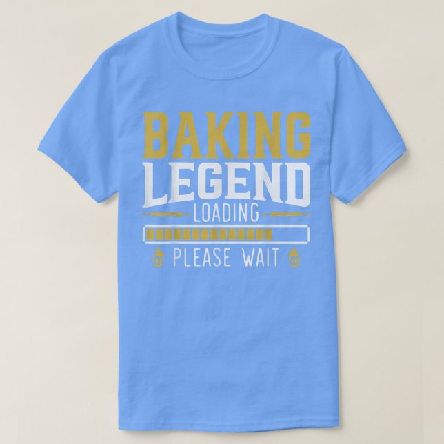 Camiseta Baking Legend Baker Assar Pastris Cupcake Bakery B (Frente do Design)