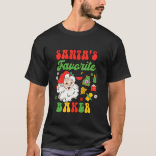 Camiseta Baking Lover Bakery Papais noeis de Natal Favorito