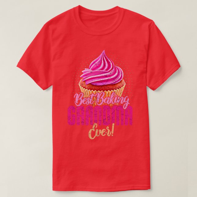 Camiseta Baking Lover Engraçado Avó Baker Vovó 527 (Frente do Design)