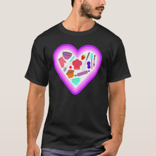Camiseta Baking - padaria de padeiro de torta