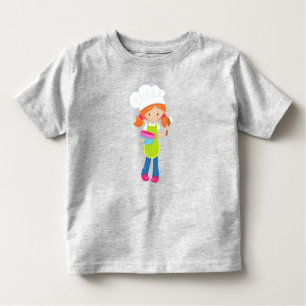 Camiseta Baking, padaria, padaria, moça branca, cabelo lara