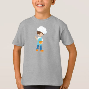 Camiseta Baking, padeiro, pastelaria, moço bonito, cabelo c