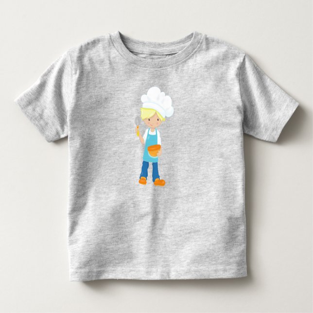 Camiseta Baking, padeiro, pastelaria, rapaz bonito, cabelo  (Frente)