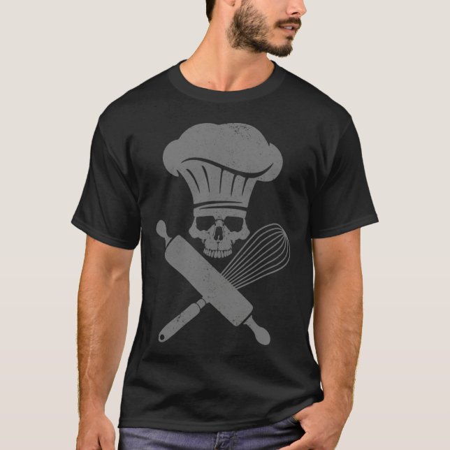 Camiseta Baking Pastry Chef Cooking Baker (Frente)