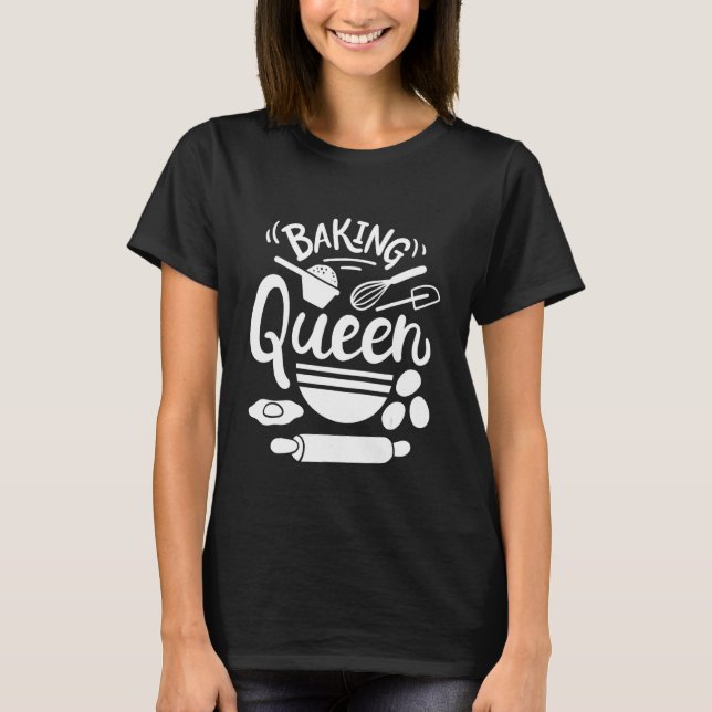 Camiseta Baking Queen Baker (Frente)