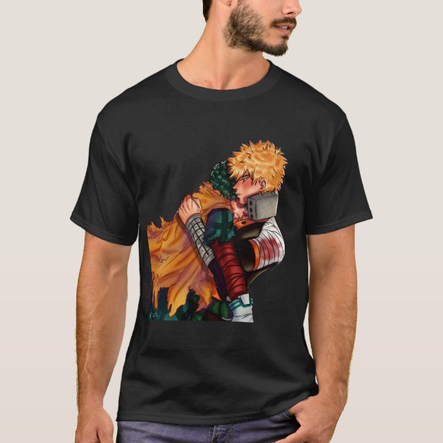 Camiseta BakuDeku Manga Hug (Frente)