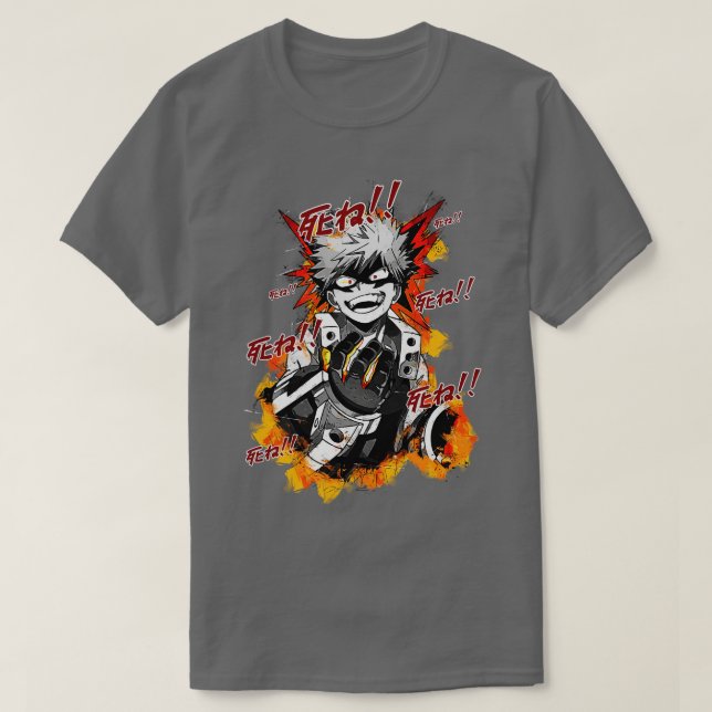 Camiseta Bakugo (Frente do Design)