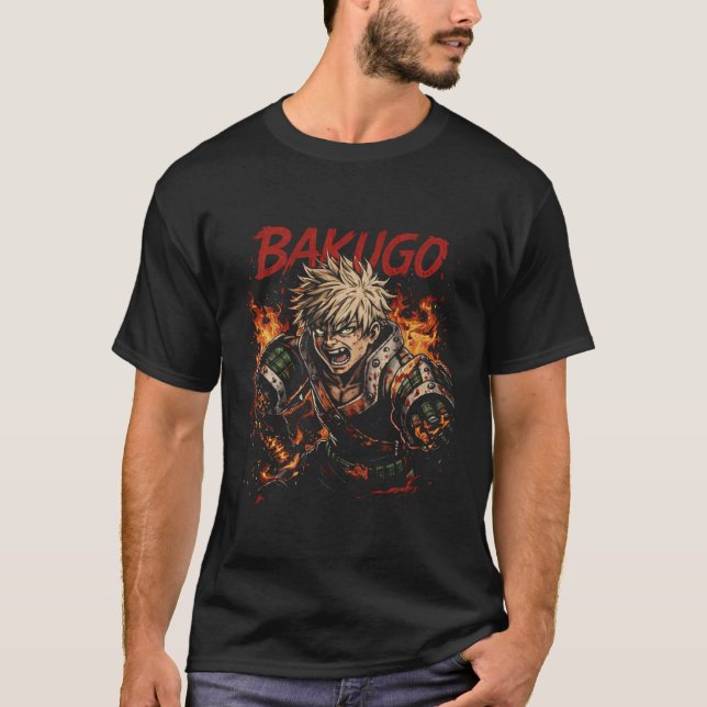 Camiseta BAKUGO – Explosion Fury Bringer (Frente)