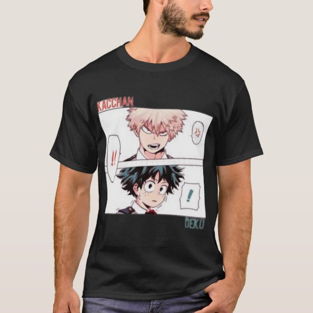 Camiseta Bakugo x Deku - O Duo da Infância (Frente)