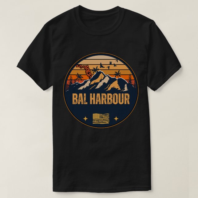 Camiseta Bal Harbor, Flórida (Frente do Design)