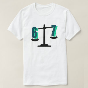Camiseta Balança "6-7" Divertida e Atraente