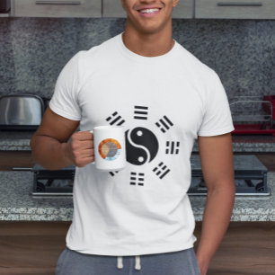 Camiseta Balança: Ba Gua, oito trigramas yin yang TCM