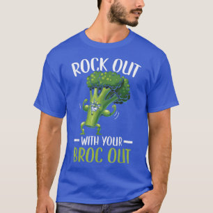Camiseta Balança Com O Seu Vegetal De Broccoli Vegan