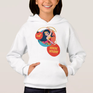 Camiseta Balança de Feriado da Mulher Maravilha da Liga da