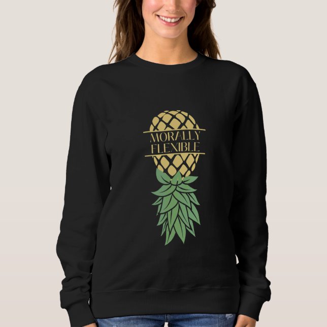 Camiseta Balançadores de Abacaxi Invertido Moralmente Flexí (Frente)