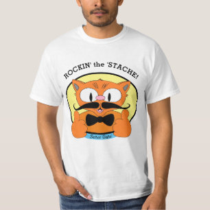 Camiseta Balançando o Bigode! Señor Gato™ Gato de Desenho
