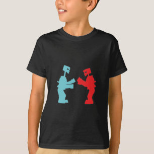 Camiseta Balance-os golpeiam-nos robôs