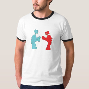 Camiseta Balance-os golpeiam-nos robôs
