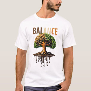 Camiseta Balance Tree of Life Nature Art Design