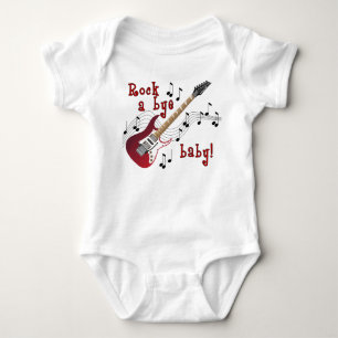 Camiseta Balance um vermelho do bebê do adeus