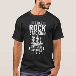 Camiseta Balanceador de Caça de Empilhamento de Pedra Balan