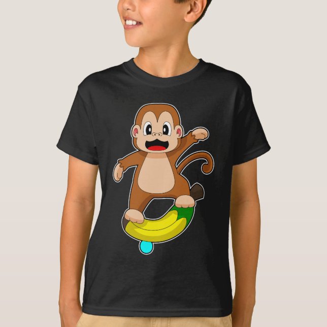 Camiseta Balanço de Banana de Macaco (Frente)