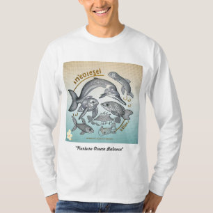 Camiseta "Balanço do Oceano de Enfermeiro"