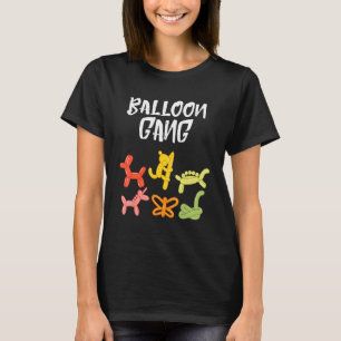 Camiseta Balão Artista Balão Gangue Balão Balão Animal Balã