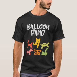 Camiseta Balão Artista Balão Gangue Balão Balão Animal Balã