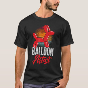 Camiseta Balão Artista Balão Torcando Modelagem de Balão
