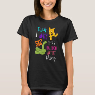 Camiseta Balão Artista Giro E Bling Balão Ball Animal Ball