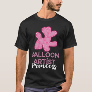 Camiseta Balão Artista Princesa Balão Twister Cachorro Balo