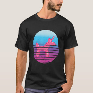 Camiseta Balão Artista Unicorn Vintage Sunset Balloon Twis