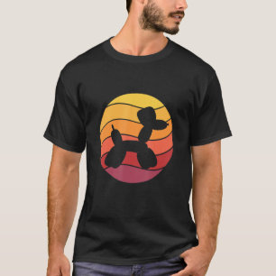 Camiseta Balão Artista Vintage Retro Twisting Dog Balão