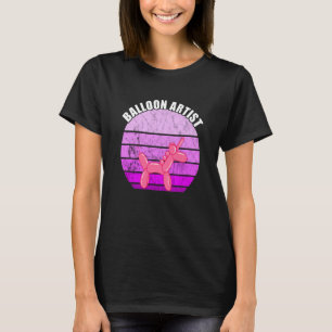 Camiseta Balão Artista Vintage Sunset Balloon Animal Ballo